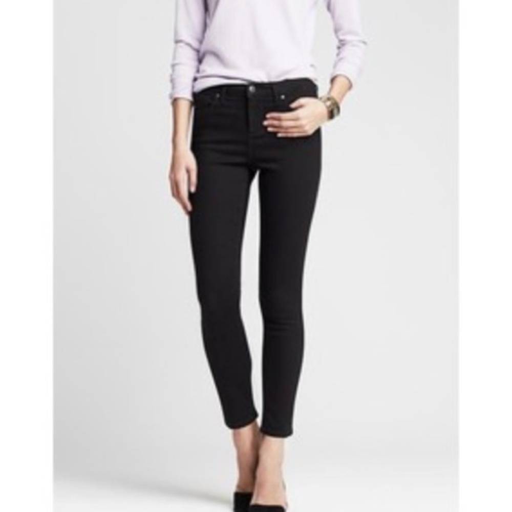 Banana Republic Premium Skinny Jeans Black Size 30